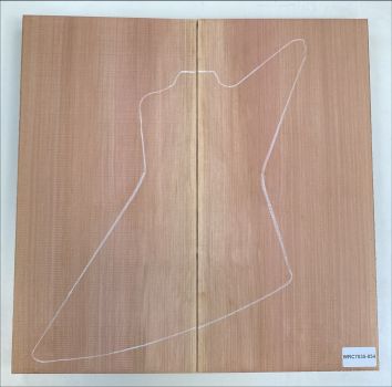 Body Western Red Cedar, 2-pcs Explorer,  Unique Piece #054